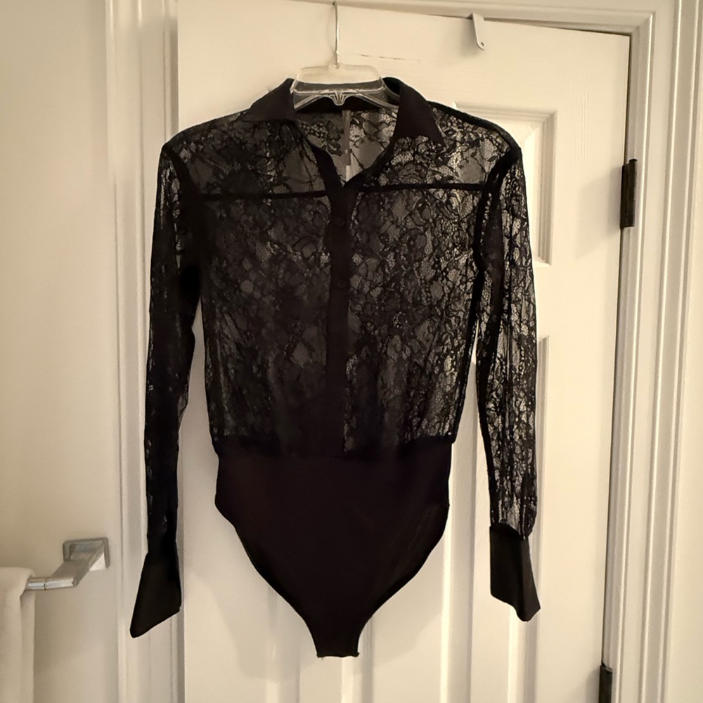 Anthropologie lace unitard